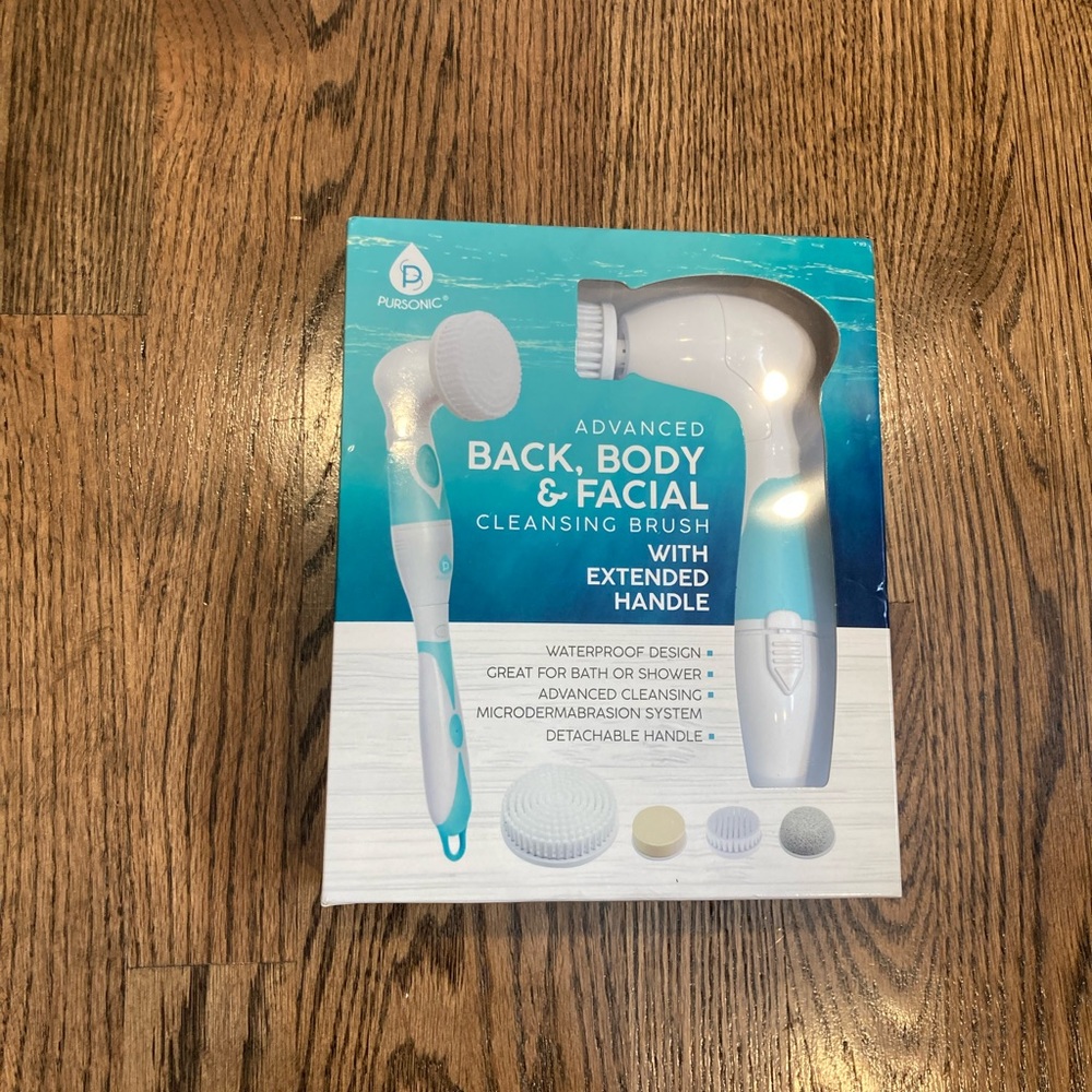 Pursonic Advanced Back Body And Facial Cleansing Brush